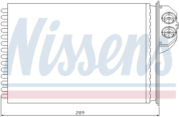 Nissens 72943 Радіатор пічки