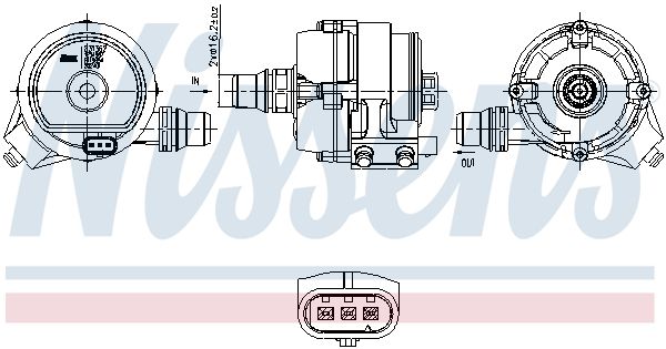 Nissens 831362 Помпа водяна
