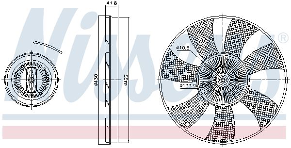 Nissens 86217 Віскомуфта