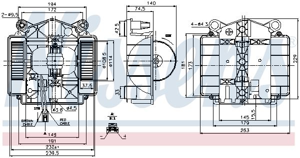 Nissens 87110 Вентилятор салону