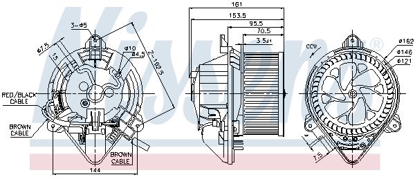 Nissens 87130 Компресор салону