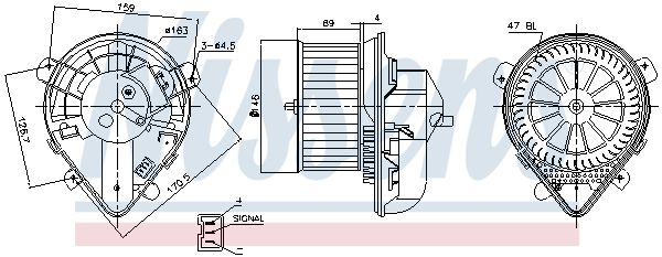 Nissens 87178 Компресор салону