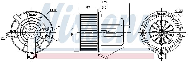 Nissens 87293 Компресор салону