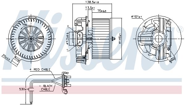 Nissens 87385 Компресор салону