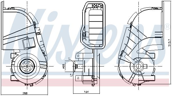 Nissens 87394 Вентилятор салону