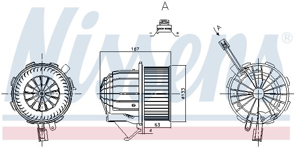Nissens 87428 Вентилятор салону