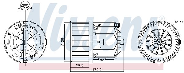 Nissens 87632 Вентилятор салону