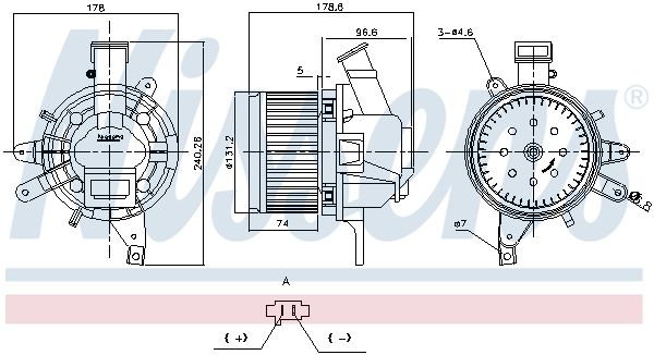 Nissens 87680 Компресор салону