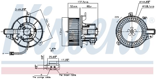Nissens 87871 Вентилятор салону