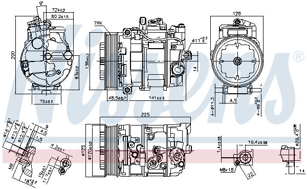 Nissens 890294 Компресор кондиціонера First Fit