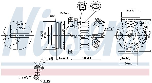 Nissens 89392 Компресор кондиціонера First Fit