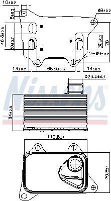 Nissens 90914 Радіатор оливний