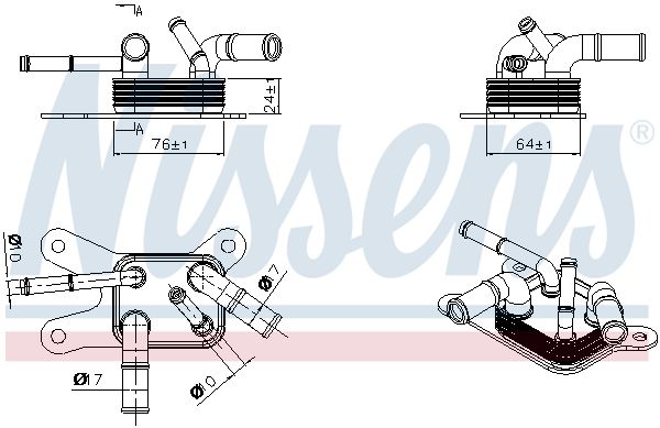 Nissens 91529 Радіатор оливний