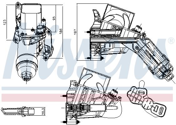 Nissens 91722 Радіатор оливний
