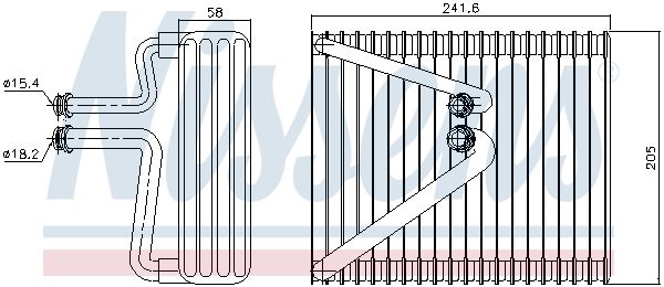 Nissens 92206 Випарник кондиціонера