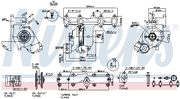 Nissens 93032 Турбокомпресор First Fit