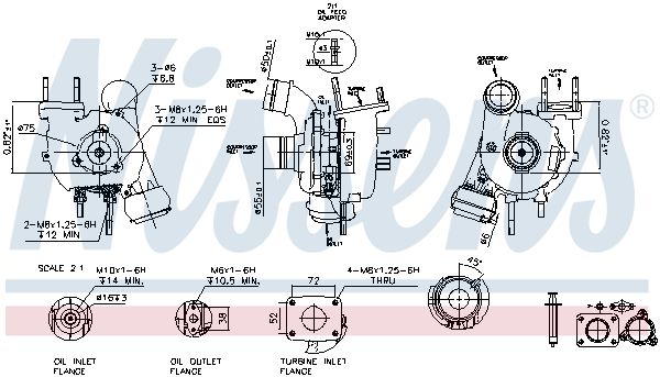 Nissens 93053 Компресор, наддування