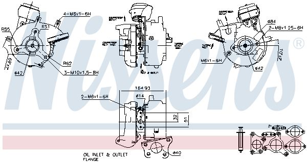 Nissens 93056 Турбокомпресор First Fit