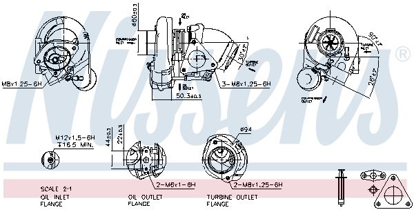 Nissens 93058 Турбокомпресор First Fit