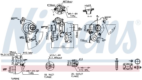 Nissens 93061 Компресор, наддування