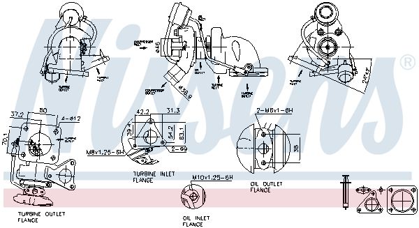 Nissens 93075 Компресор, наддування