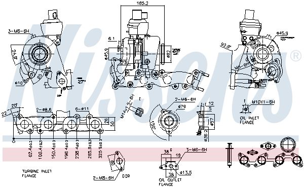 Nissens 93079 Компресор, наддування