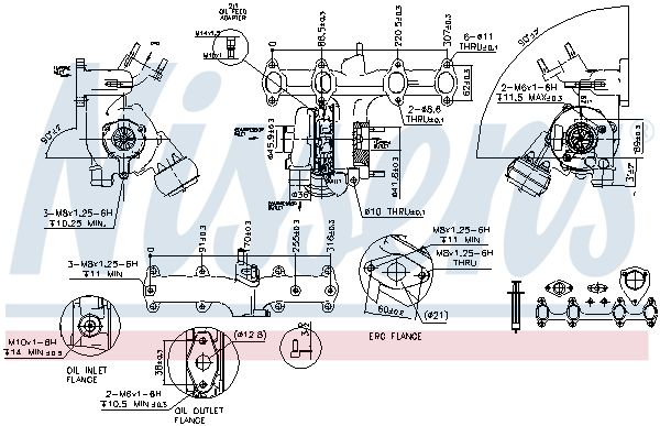Nissens 93090 Компресор, наддування