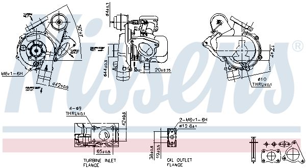 Nissens 93094 Турбокомпресор First Fit