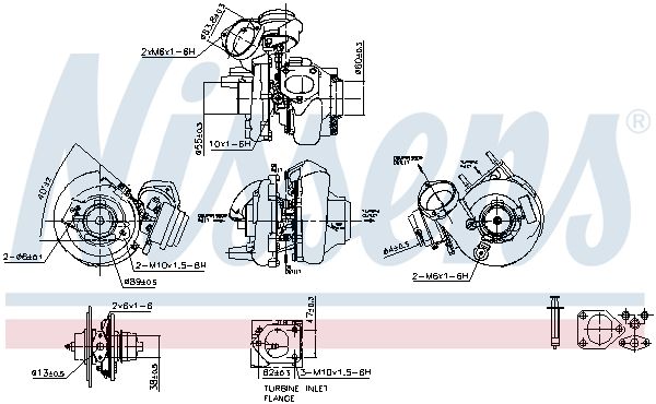 Nissens 93144 Компресор, наддування