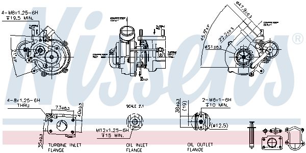 Nissens 93158 Компресор, наддування