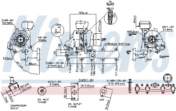 Nissens 93181 Компресор, наддування