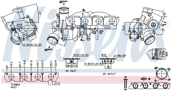 Nissens 93196 Компресор, наддування