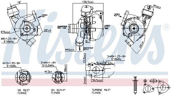 Nissens 93203 Компресор, наддування