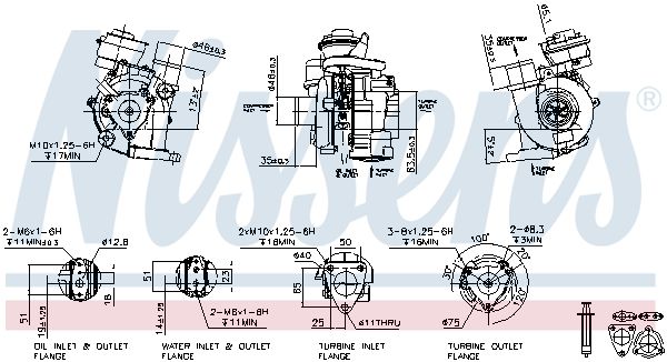 Nissens 93217 Компресор, наддування