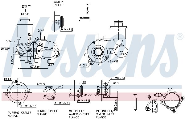 Nissens 93222 Компресор, наддування