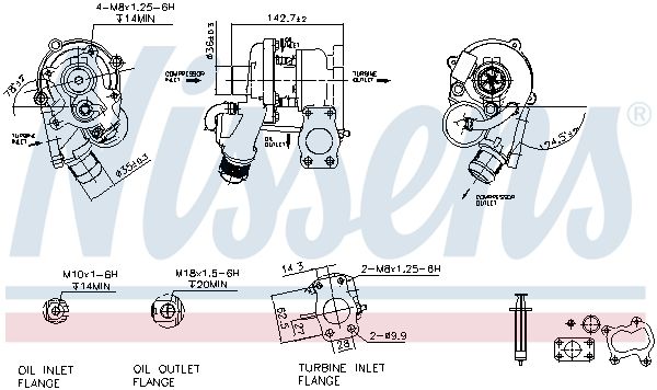 Nissens 93237 Компресор, наддування