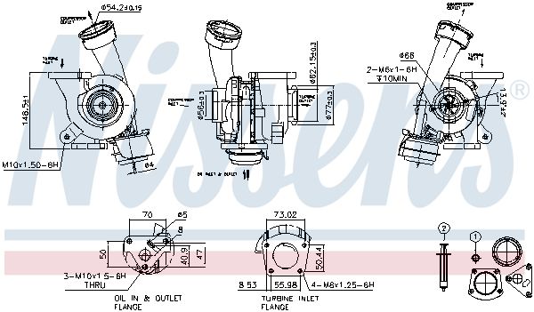 Nissens 93244 Компресор, наддування
