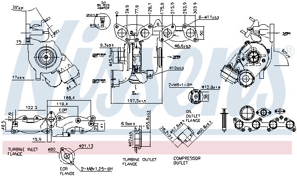 Nissens 93253 Компресор, наддування