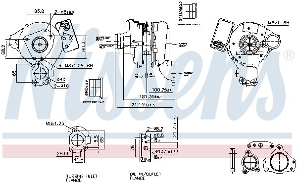 Nissens 93271 Турбокомпресор First Fit