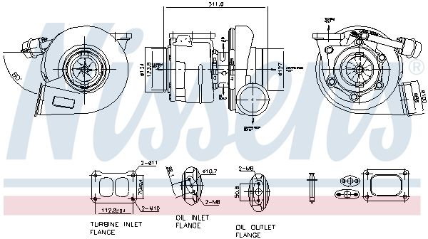 Nissens 93317 Компресор, наддування