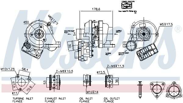 Nissens 93330 Компресор, наддування