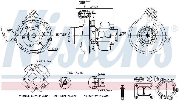 Nissens 93334 Компресор, наддування