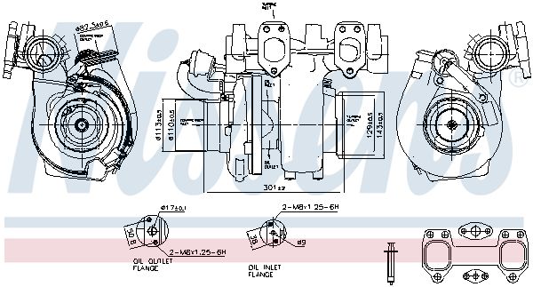 Nissens 93335 Компресор, наддування