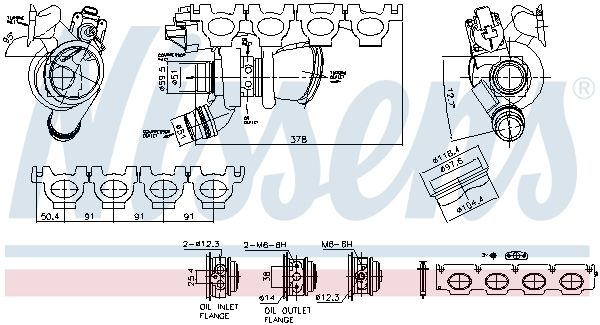 Nissens 93344 Турбокомпресор First Fit