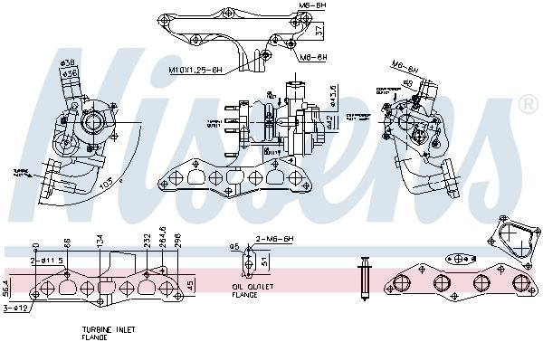 Nissens 93345 Компресор, наддування