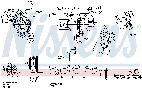 Nissens 93420 Турбокомпресор First Fit