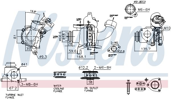 Nissens 93422 Компресор, наддування
