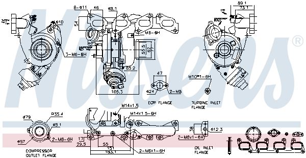 Nissens 93429 Компресор, наддування