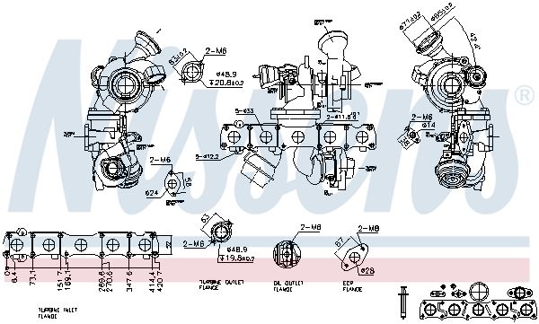 Nissens 93430 Компресор, наддування