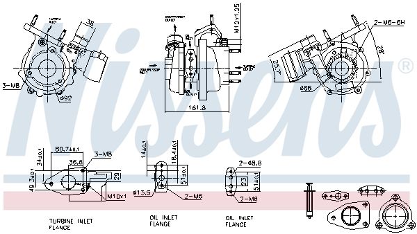 Nissens 93436 Компресор, наддування
